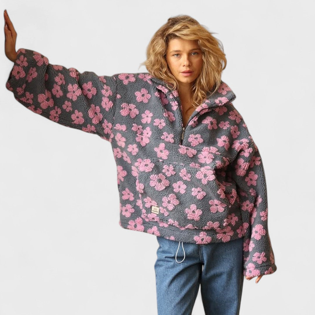 ISADORA™ | Maglione Sherpa Floreale