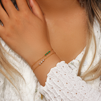 DANUTA™ | Bracciale con Zirconia a Goccia