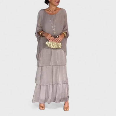 NORA™ | Abito Lungo Boho Elegante in Chiffon