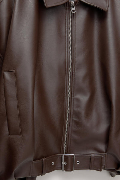 AVIATA™ | Giacca Bomber in Eco Pelle