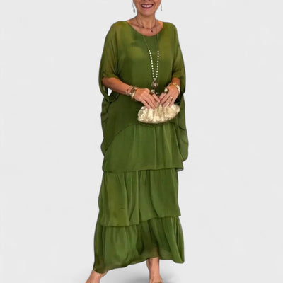 NORA™ | Abito Lungo Boho Elegante in Chiffon