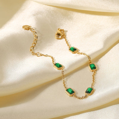 ZUZANNA™ | Bracciale con Zirconia Verde
