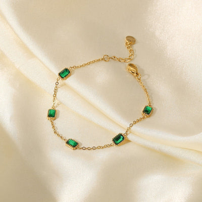ZUZANNA™ | Bracciale con Zirconia Verde