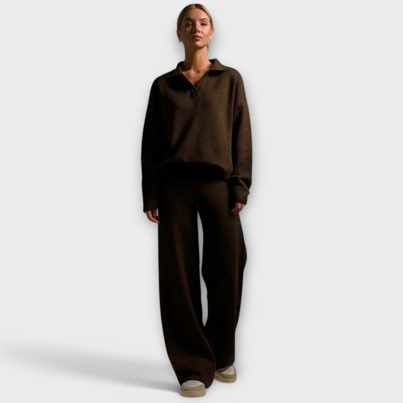 ELINOR™ | Set Maglia e Pantaloni in Maglia Morbida