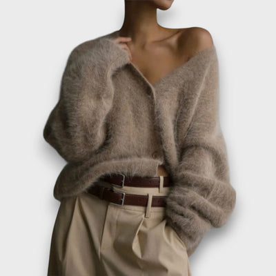 LARIA™ | Cardigan Morbido con Scollo a V