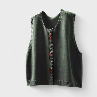 SHIRLEY™ | Gilet Cardigan Elegante a Bottoni