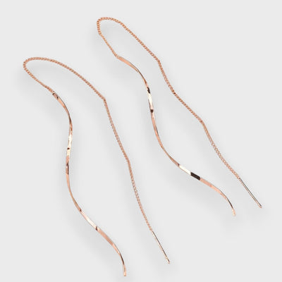 ELWIRA™ | Orecchini Filigranati Ondulati in Oro