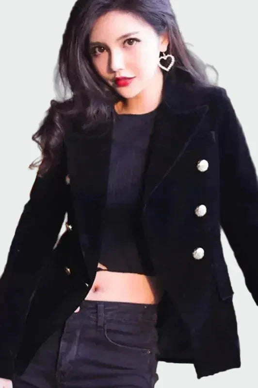 CLÉMENCE™ | Giacca Elegante Doppiopetto