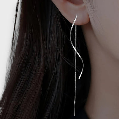 ELWIRA™ | Orecchini Filigranati Ondulati in Oro