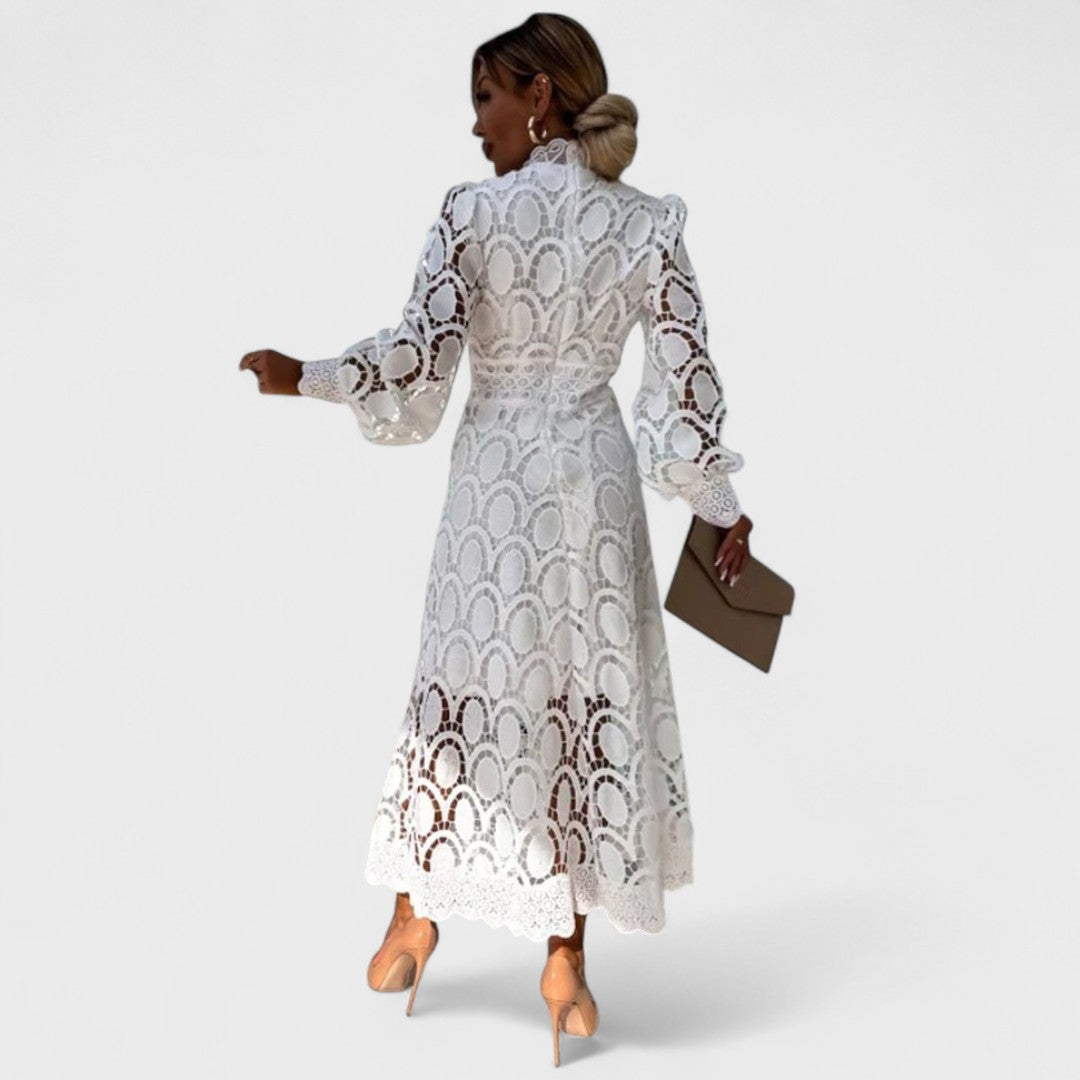 ÉLISE™ | Abito Romantico in Pizzo