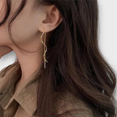 ELWIRA™ | Orecchini Filigranati Ondulati in Oro