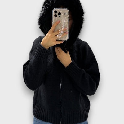 ALISANNE™ | Giacca Invernale con Colletto in Pelliccia Sintetica