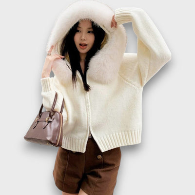 ALISANNE™ | Giacca Invernale con Colletto in Pelliccia Sintetica