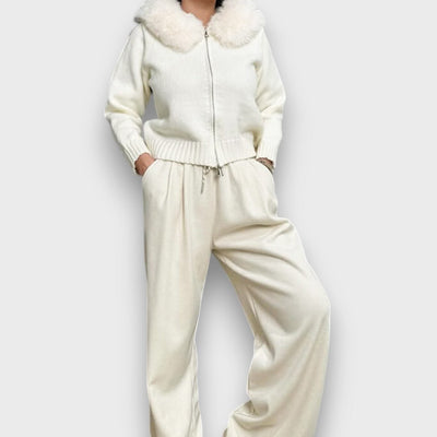 ALISANNE™ | Giacca Invernale con Colletto in Pelliccia Sintetica