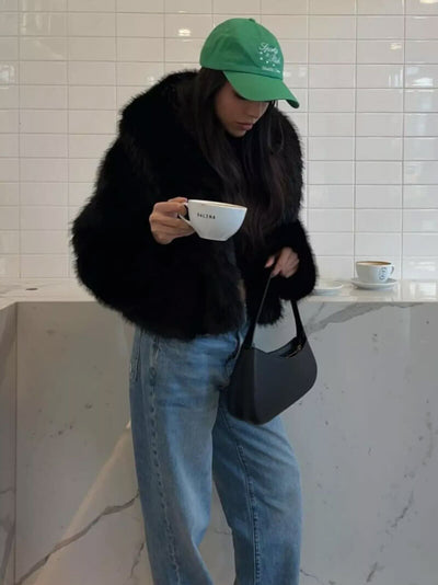 JENNA™ | Cappotto in Pelliccia Sintetica