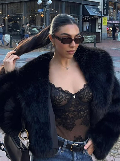 JENNA™ | Cappotto in Pelliccia Sintetica