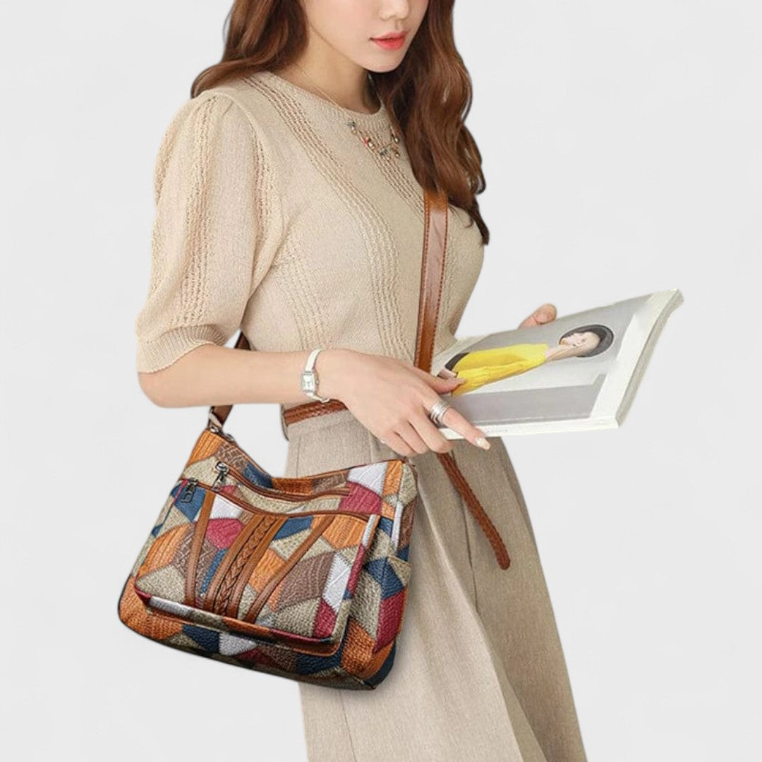 SOLARA™ | Borsa Patchwork Artistica e Funzionale
