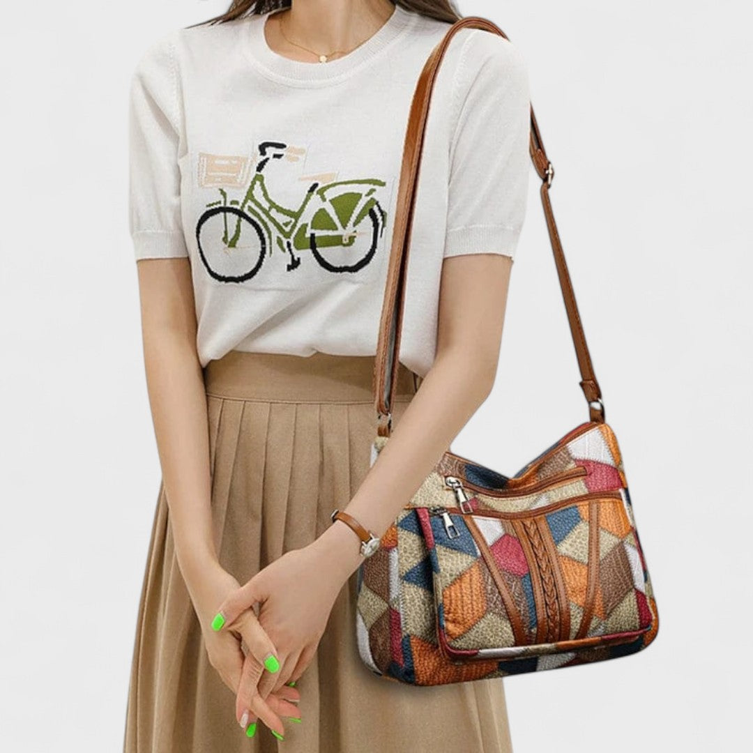 SOLARA™ | Borsa Patchwork Artistica e Funzionale