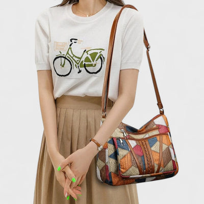 SOLARA™ | Borsa Patchwork Artistica e Funzionale