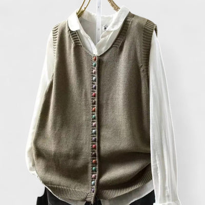SHIRLEY™ | Gilet Cardigan Elegante a Bottoni