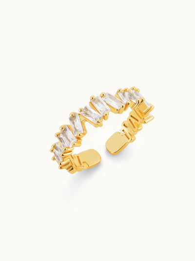 TAZALYETTE™ | Anello con Cubic Zirconia Elegante