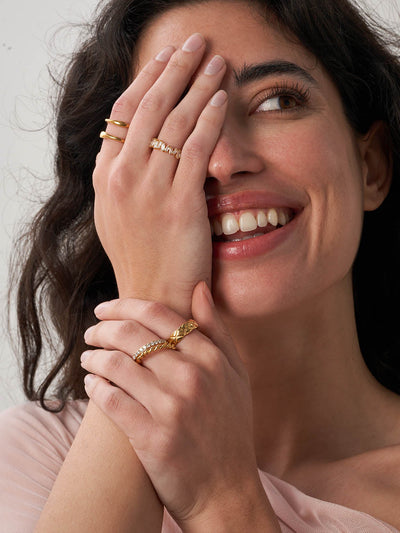 TAZALYETTE™ | Anello con Cubic Zirconia Elegante