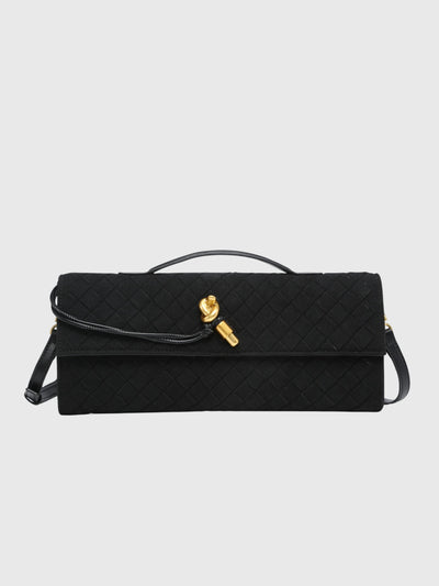 CHERRY™ | Clutch in Suede Intrecciato Elegante