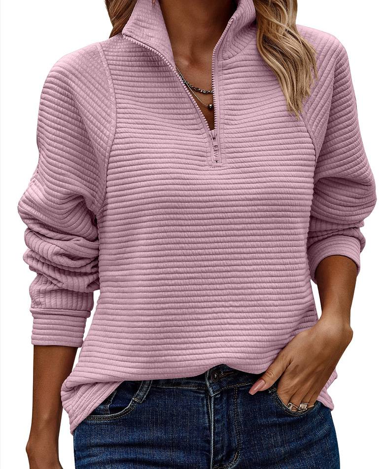 MIRIELLE™ | Pullover con Scollo a V e Zip