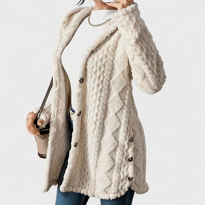 KATERINA™ | Cardigan con Cappuccio Lungo
