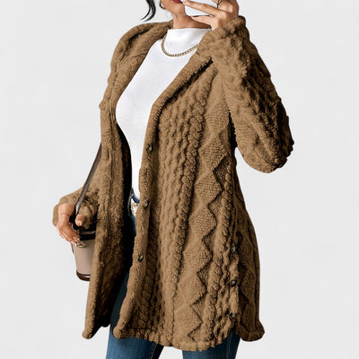 KATERINA™ | Cardigan con Cappuccio Lungo