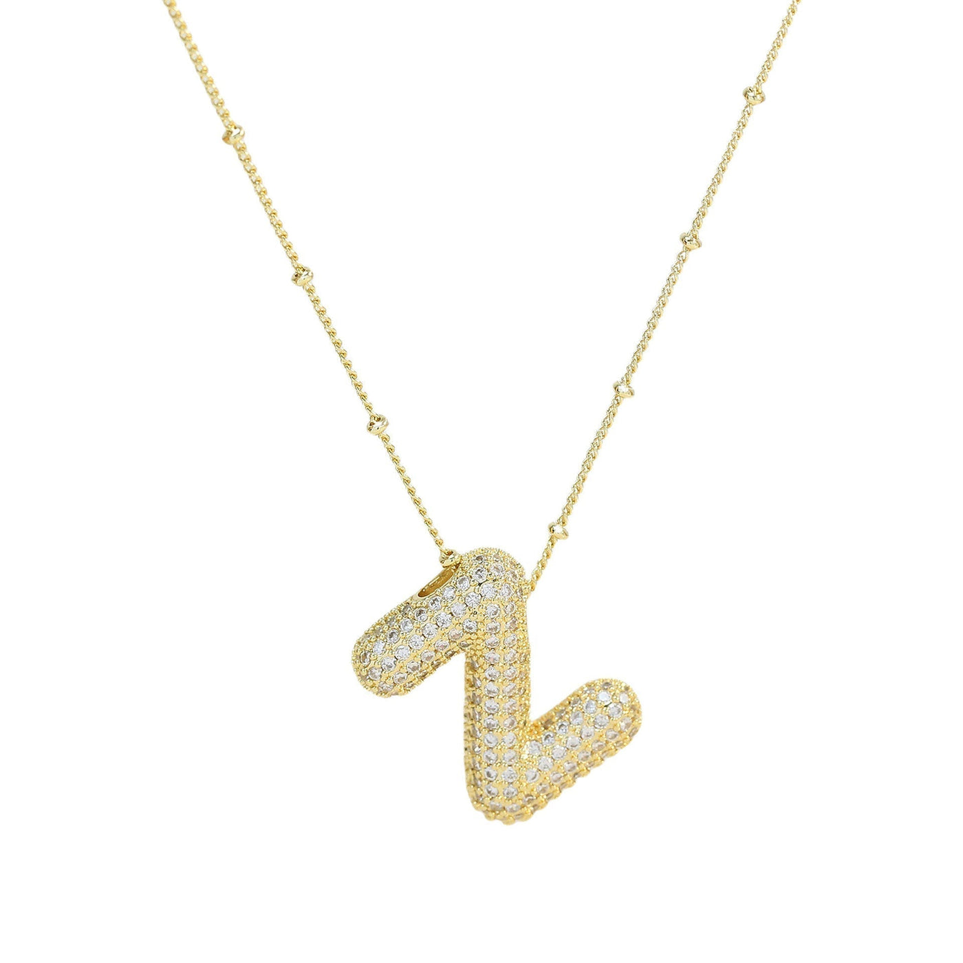 SAVANNAH™ | Collana con Lettera a Bolla in Zirconia