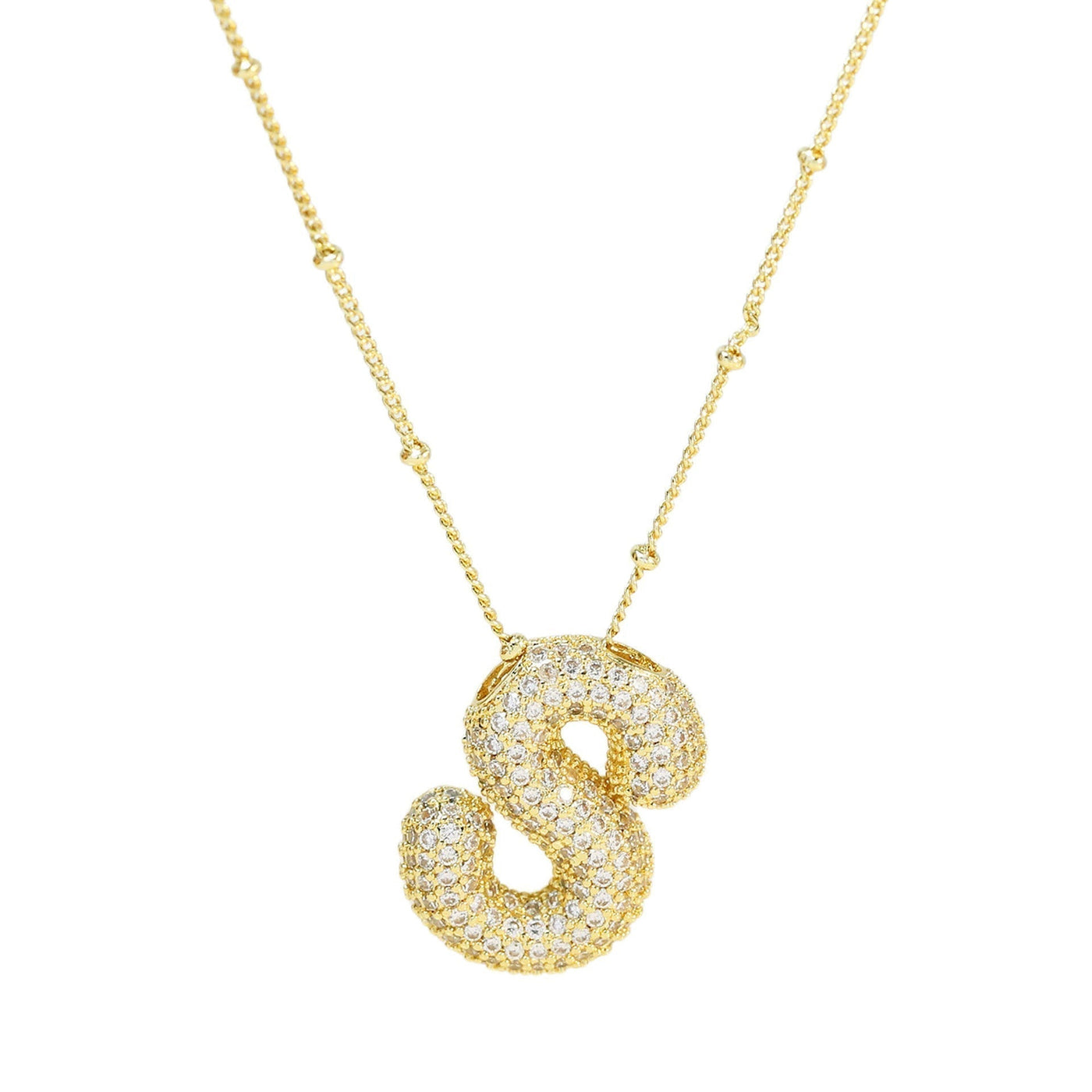 SAVANNAH™ | Collana con Lettera a Bolla in Zirconia