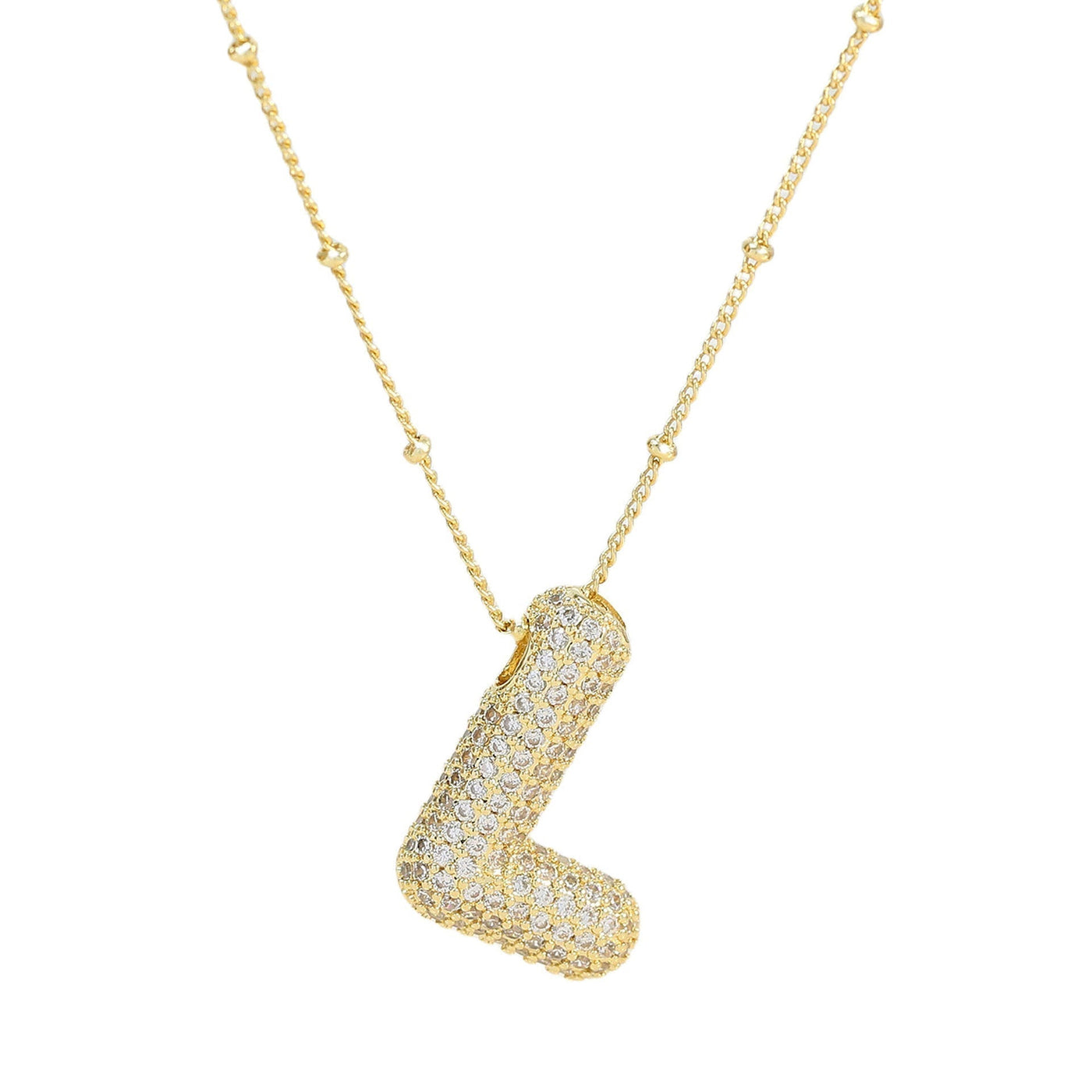 SAVANNAH™ | Collana con Lettera a Bolla in Zirconia