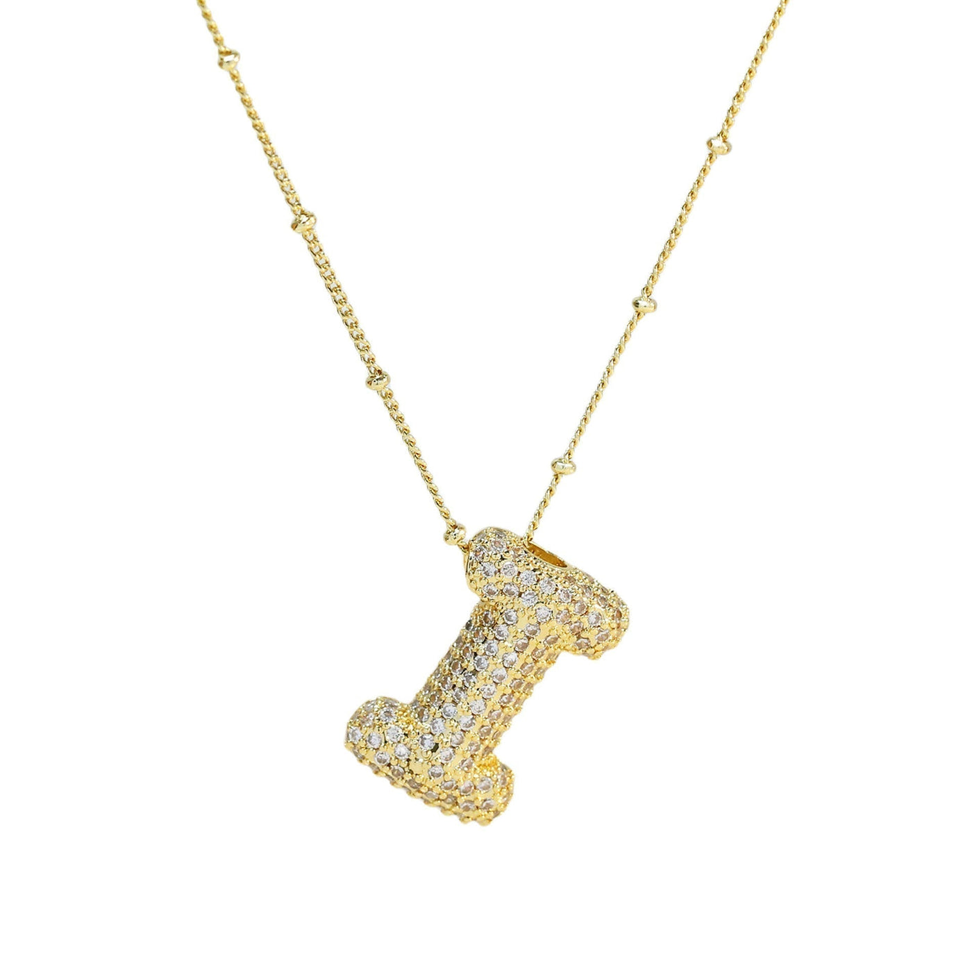 SAVANNAH™ | Collana con Lettera a Bolla in Zirconia