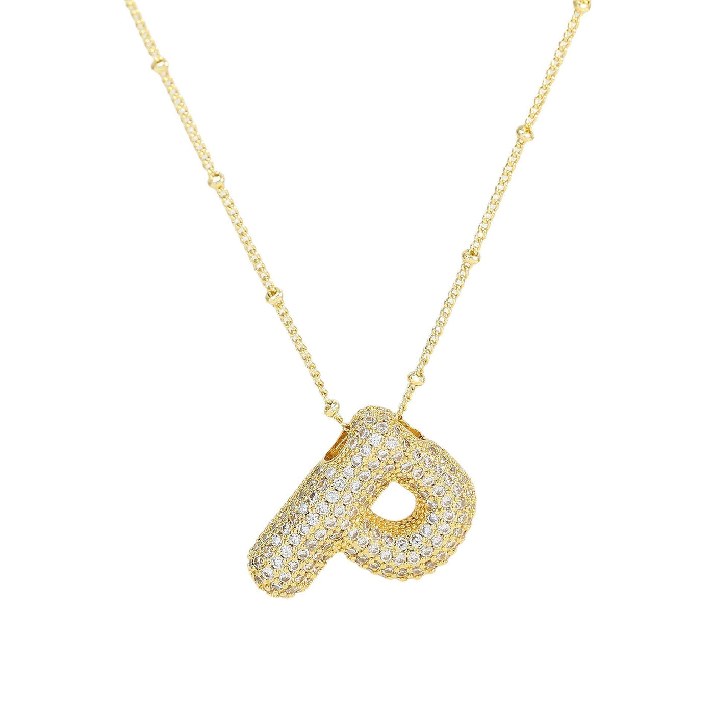 SAVANNAH™ | Collana con Lettera a Bolla in Zirconia
