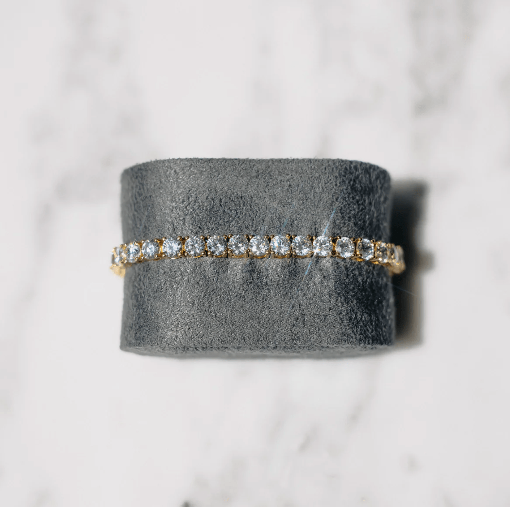 SYLWIA™ | Bracciale Tennis in Acciaio con Zirconia