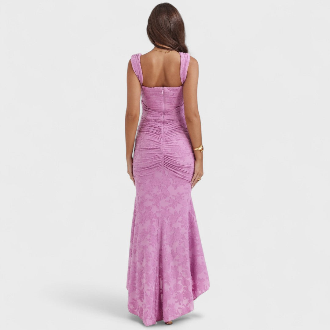 CARISIA™ | Abito Lungo in Pizzo