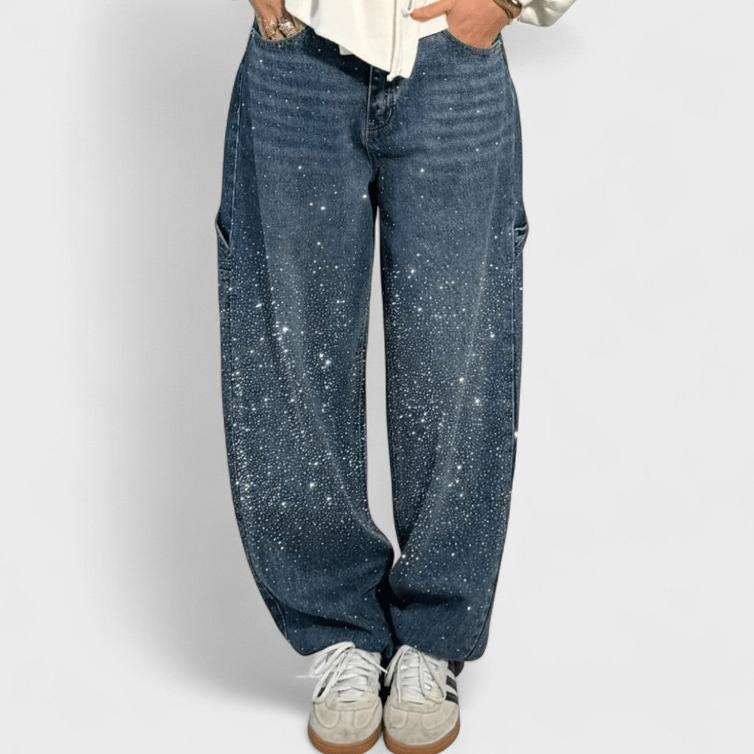 JULIA™ | Jeans Balloon con Dettagli Glitter