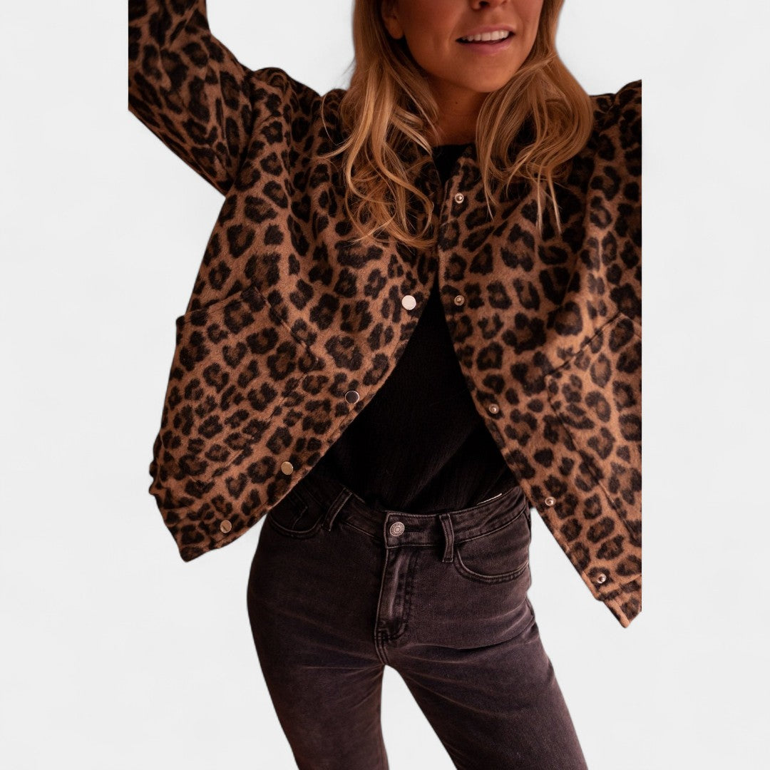 MARINA™ | Giacca Leopardata Oversize