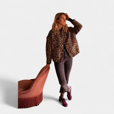 MARINA™ | Giacca Leopardata Oversize