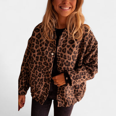 MARINA™ | Giacca Leopardata Oversize