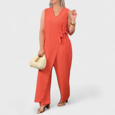 INÈS™ | Tuta Elegante con Scollo a V