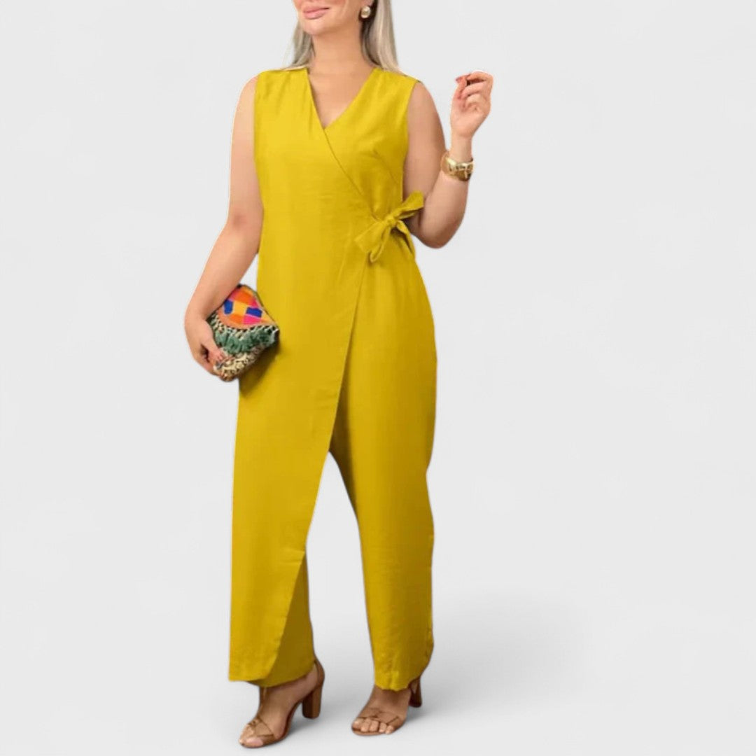 INÈS™ | Tuta Elegante con Scollo a V